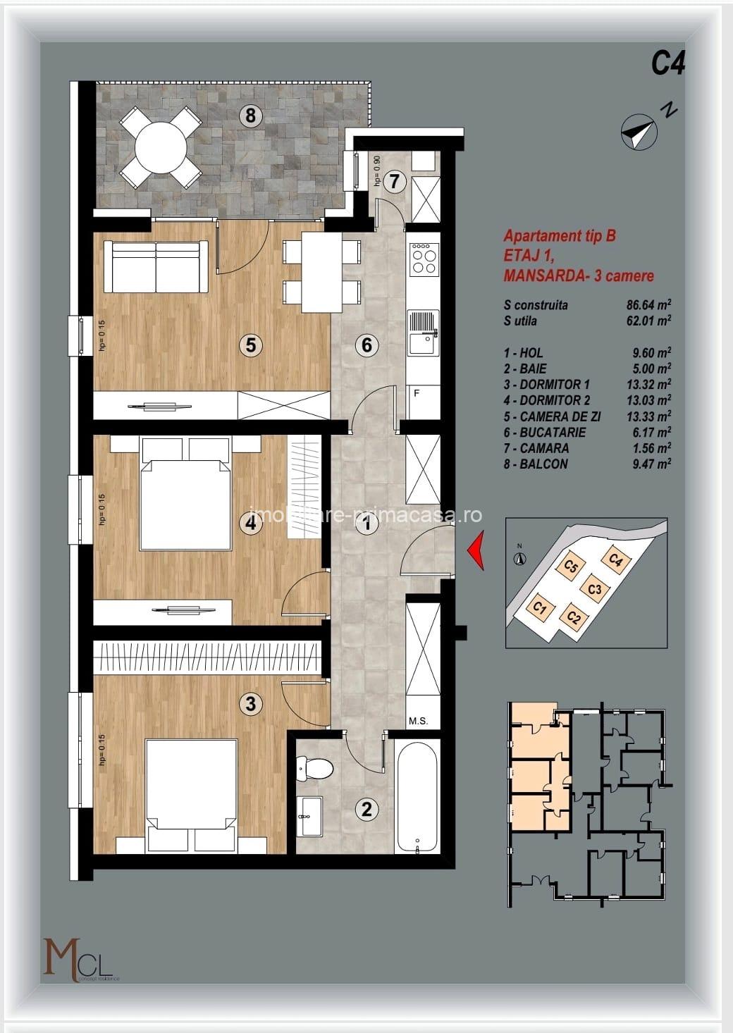 ZONA DRURELAX apartament de LUX 3camere mobilat si utilat! - imagine 39