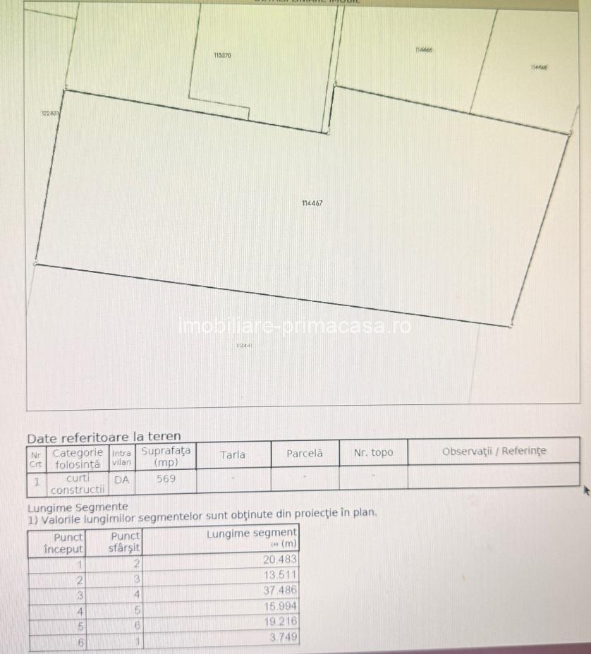 Oportunitate rară! Teren intravilan 569 mp – zona Policlinicii nr. 2, Baia Mare! - imagine 2