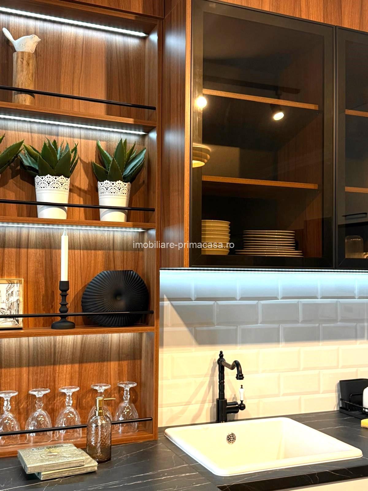 BLOC NOU, 2 camere super LUX , mobilat si utilat, parcare ext.! - imagine 15