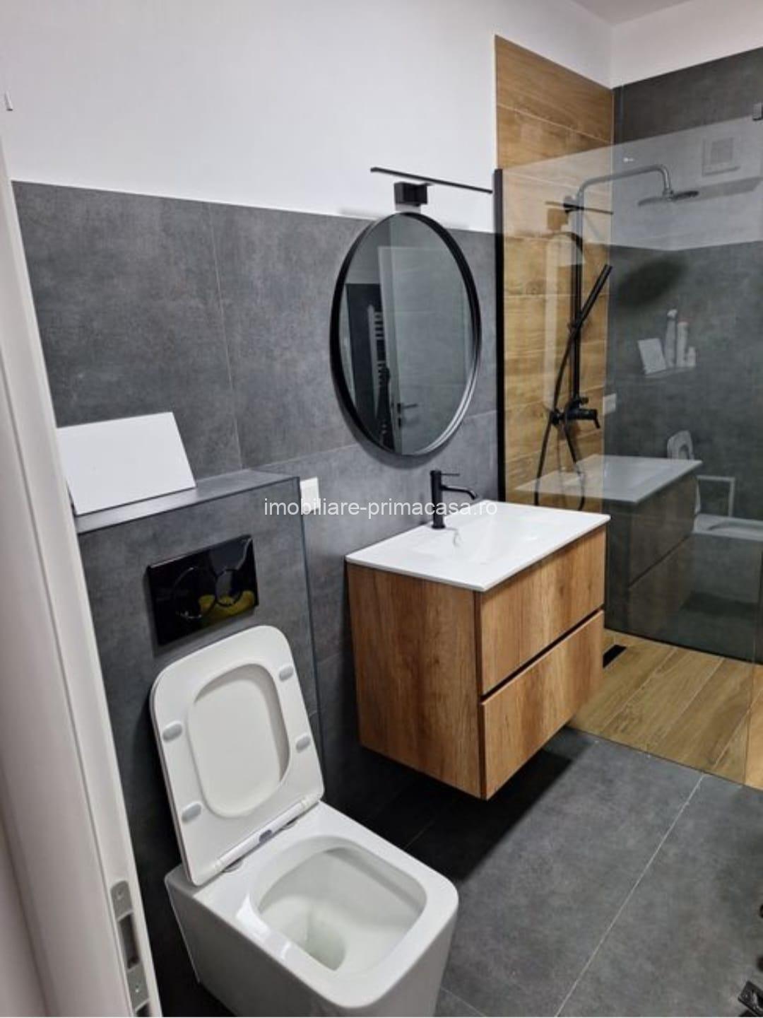 COSBUC- Bloc nou, apartament cu 2 camere, parcare interioara, 390€/Luna - imagine 15