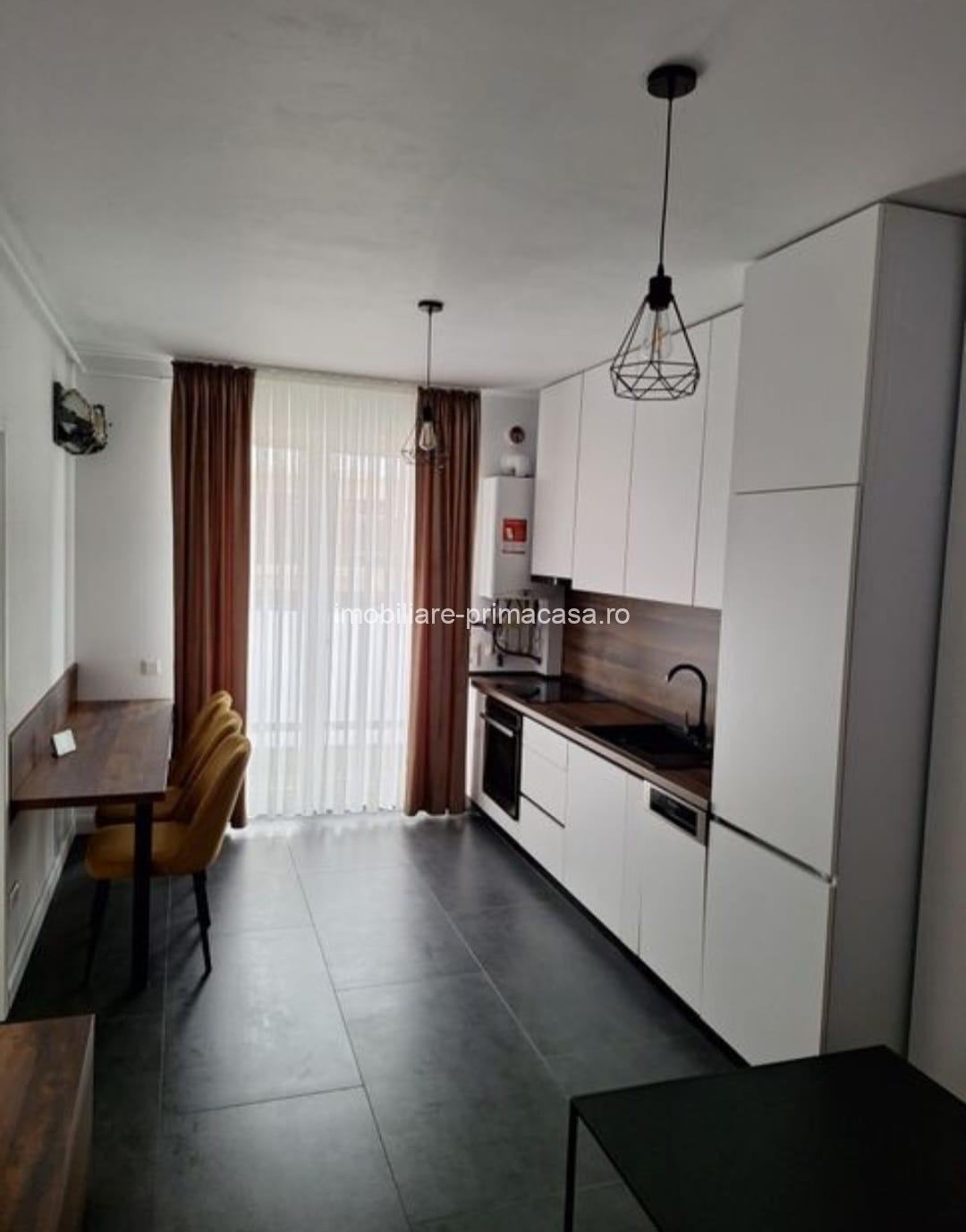 COSBUC- Bloc nou, apartament cu 2 camere, parcare interioara, 390€/Luna - imagine 13
