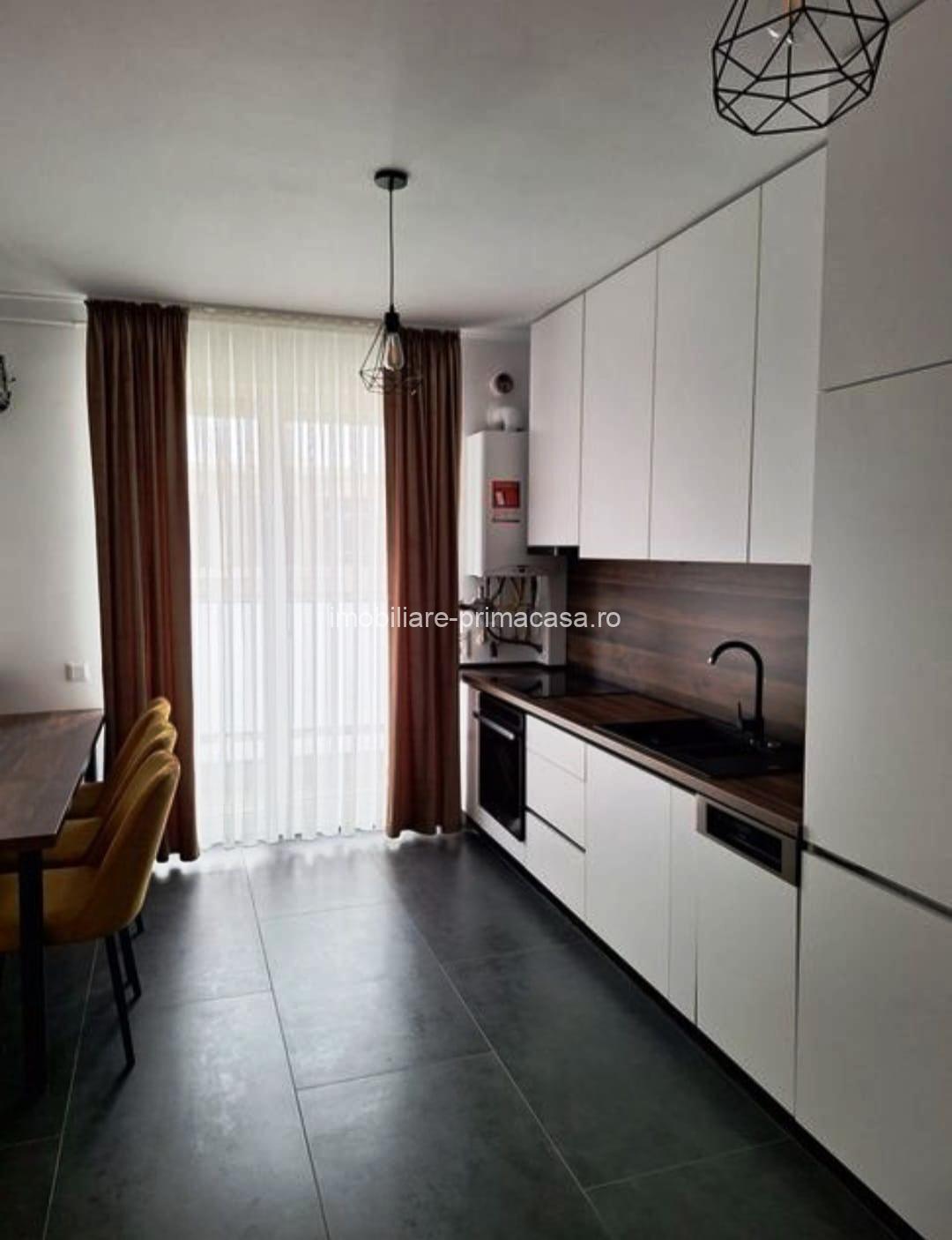 COSBUC- Bloc nou, apartament cu 2 camere, parcare interioara, 390€/Luna - imagine 8